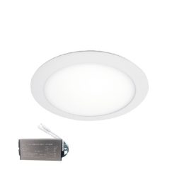 VÍZÁLLÓ LED PANEL KEREK 10W 6500K IP65+INVERTERREL