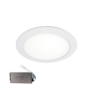 VÍZÁLLÓ LED PANEL KEREK 10W 6500K IP65+INVERTERREL