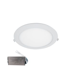 VÍZÁLLÓ LED PANEL KEREK 12W 6500K IP44+SÜRGŐSSÉGI KÉSZLETTEL