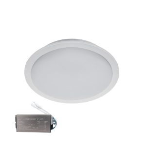 VÍZÁLLÓ LED PANEL KEREK 10W 6500K IP65+INVERTERREL