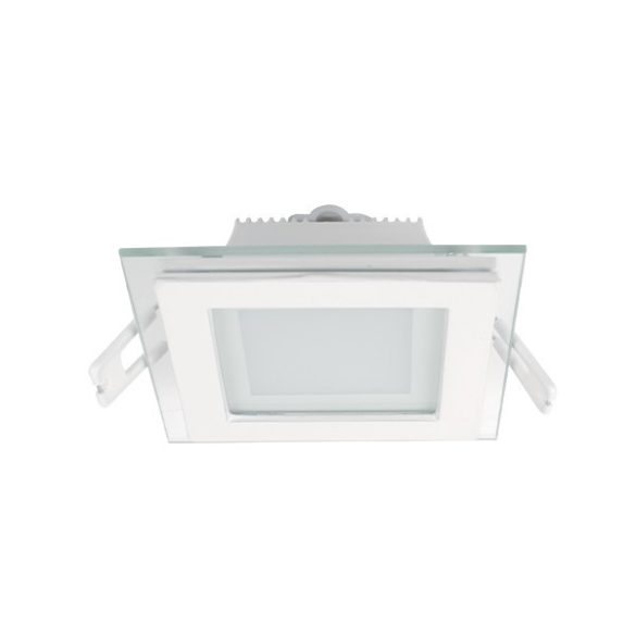 LED PANEL ÜVEG SZÖGLETES 6W 4000K