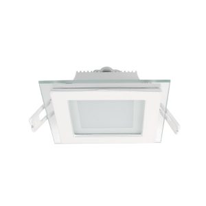 LED PANEL ÜVEG SZÖGLETES 6W 2700K