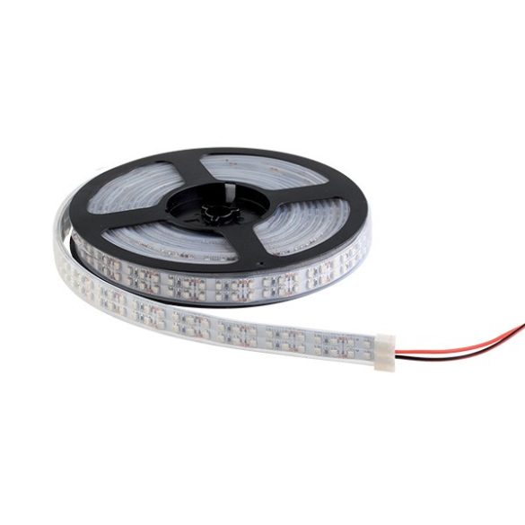 LED SZALAG LED1200 3528 12V/DC IP65 2X120PCS/1M HIDEG FEHÉR 99LED687