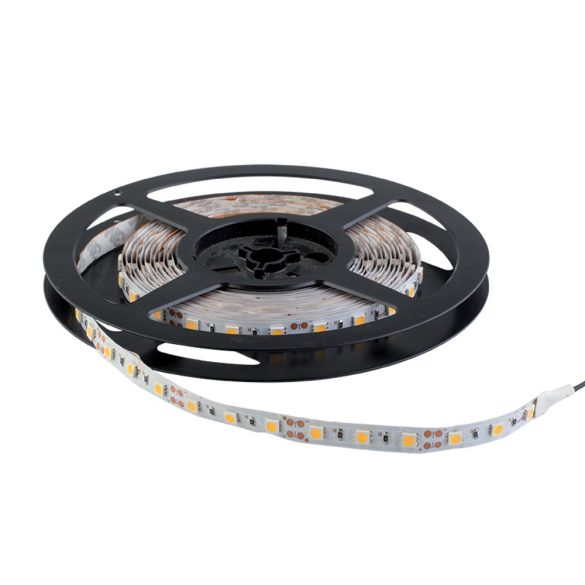 LED SZALAG 5050 24VDC 14,4W 60PCS/M IP20 MELEG FEHÉR 99LED866