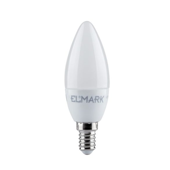 ELMARK LED IZZÓ CANDLE C37 SMD2835 8W E14 230V MELEG FEHÉR 99LED917