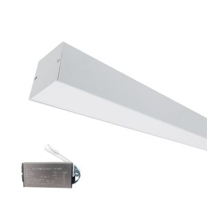 LED PROFIL FELÜLETRE SZERELHETŐ S77 24W 4000K 600MM FEHÉR+SÜRGŐSSÉGI KÉSZLETTEL