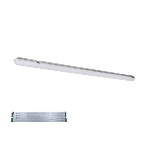 BELLA LED LÁMPATEST 55W(1500MM) 4000K-4300K IP65+SÜRGŐSSÉGI KÉSZLETTEL 9BR55LEDE