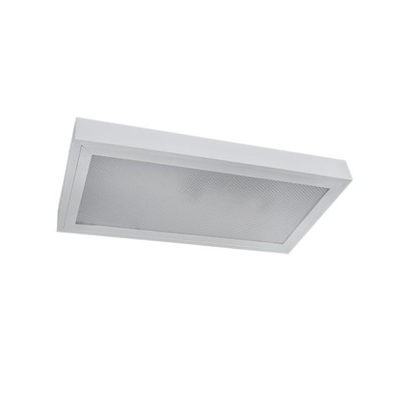 PRISMATIC LÁMPATEST LED T5 2X10W FELÜLETRE SZERELHETŐ 4000K