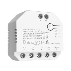 DUALR3-195009 2-GANG WI-FI SMART SWITCH