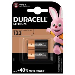 Duracell CR123 3V-os lithium elem (CR17345) bl/2