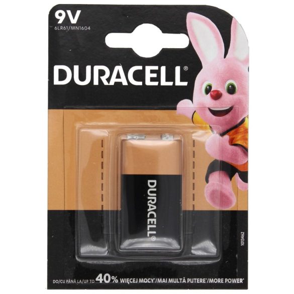 Duracell Basic 9V-os elem 6LP3146, (6LR61,MN1604) bl/1