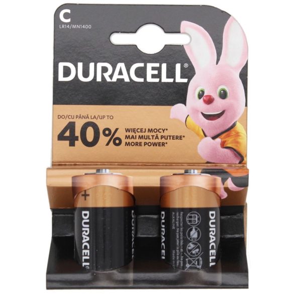 Duracell Basic C baby elem MN1400 (LR14) BL/2