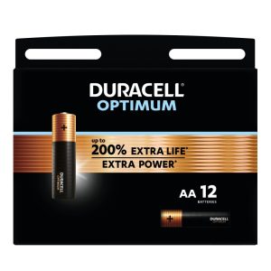 Duracell OPTIMUM AA MN1500 ceruza (LR6) alkáli elem BL/12