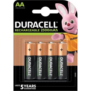 Duracell 2500mAh Recharge NI-Mh ceruza akku AA (HR6) bl/4