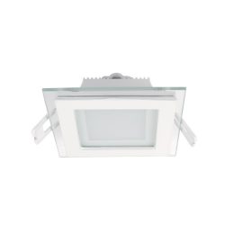   ELMARK süllyesztett üveg LED panel 6W IP40 2700K, 480lm, 97x97mm