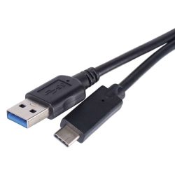 EMOS USB KÁBEL 3.0 A DUGÓ - 3.1 C DUGÓ 1M FEKETE SM7021BL