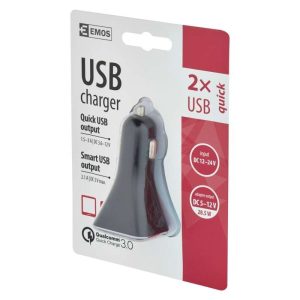 EMOS UNIVERZÁLIS USB TÖLTŐ 3 A (28,5 W) max. V0213