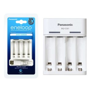 Panasonic Eneloop akkutöltő  2-4db AA-AAA akku töltésére USB  BQCC61USB