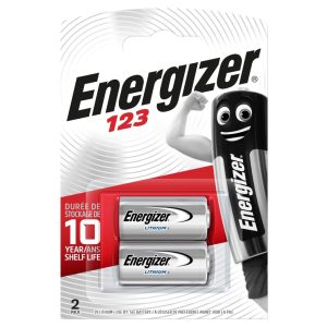 Energizer CR123 lithium elem 3V bl/2