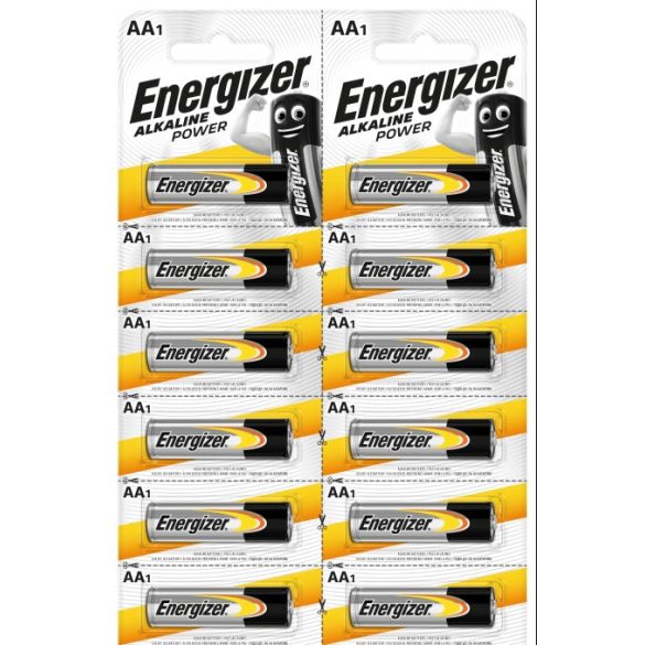 Energizer Alkaline Power AA ceruza elem (LR6) bl/12 Kartella