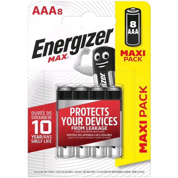 Pile alcaline Energizer Max Plus 9 V/LR61 - pack de 20