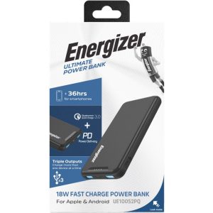 Energizer ULTIMATE Power Bank 10000 mAh 18W gyorstöltő