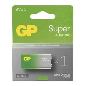 GP G-TECH SUPER ALKÁLI ELEM 9V BL/1  B01511