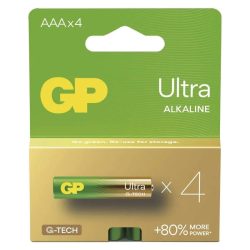 GP Ultra G-TECH alkáli AAA elem mikró 4db/bliszter B02114