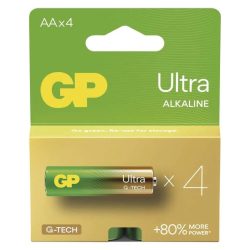 GP Ultra G-TECH alkáli AA ceruza elem LR6,15AU,BL/4 B02214