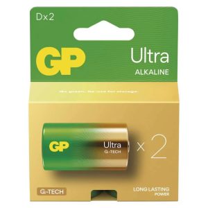 GP Ultra G-TECH alkáli elem LR20 (D) 2db B02412