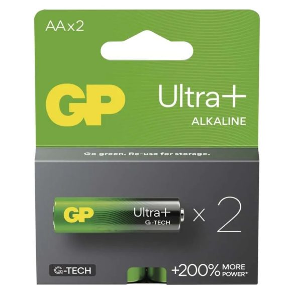 GP G-TECH ULTRA PLUS ALKÁLI ELEM LR6 (AA ) 2db/BLISZTER B03212