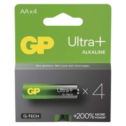   GP G-TECH ULTRA PLUS ALKÁLI ELEM LR6 (AA) 4DB/BLISZTER B03214