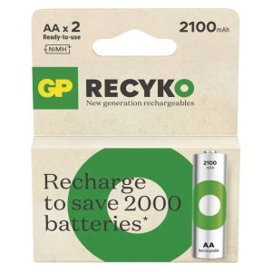 GP ReCyko NiMH Akkumulátor HR6 (AA) 2100mAh 2db/bl B25212