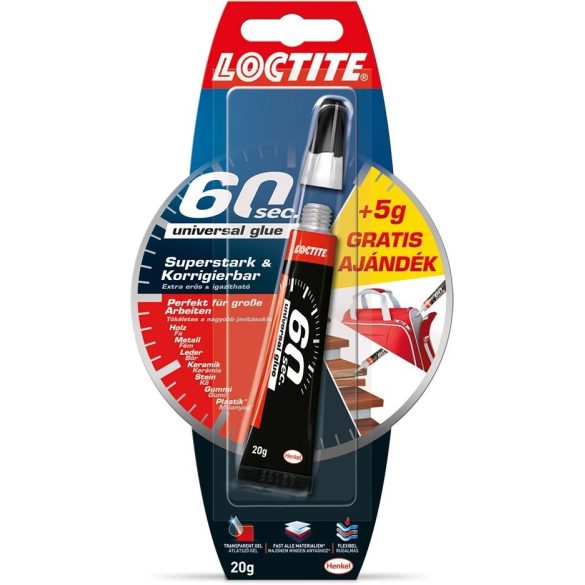 LOCTITE 60 sec univerzális pillanatragasztó 20 gr