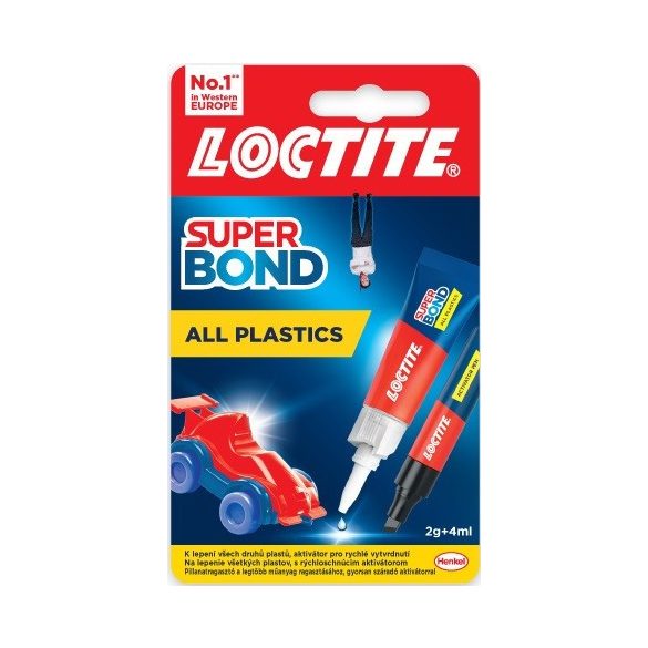 LOCTITE Super Bond ALL PLASTICS 2 g+4 ml