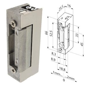 ELECTROMAGNETIC STRIKE PLATES 8-16V AC/DC