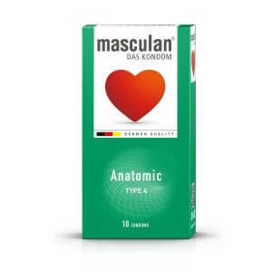 Masculan óvszer "4" 10-es kiszerelés anatómiailag formált