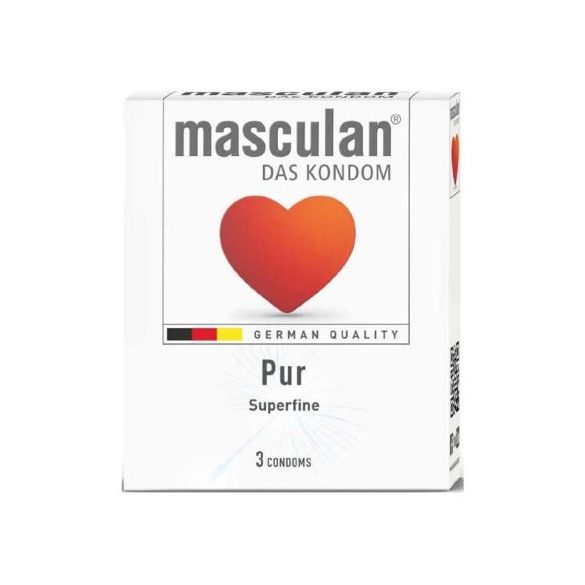 Masculan óvszer PUR 3-as kiszerelés érdesített