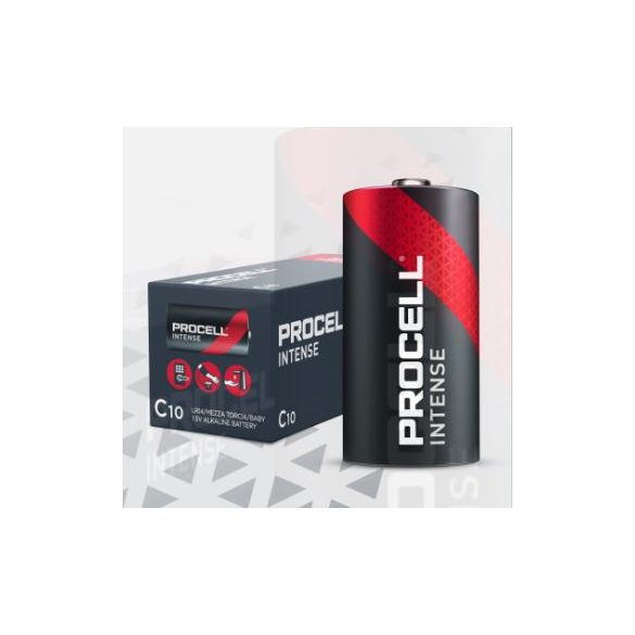 Duracell Procell Intense Power PX1400 (C) baby ipari elem dobozos/10 1,5V