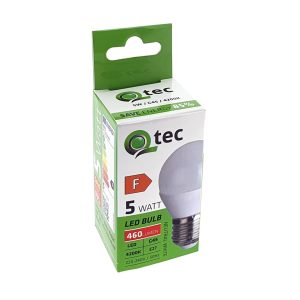 Qtec LED E27 5W G45 4200K (semleges fehér) 460lm