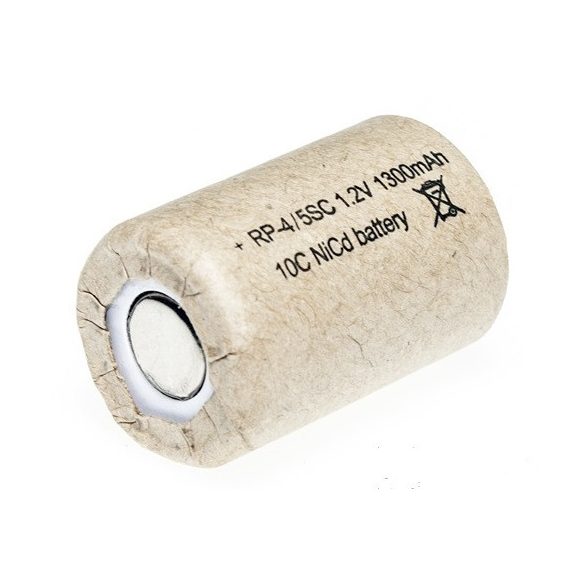 RP 4/5SC ipari akku Ni-Cd 1,2V 1300 mAh nagy áramú (10C)