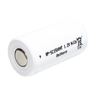 RP akku Ni-Cd 1,2V/1500mAh SC,magas hőmérsékletű ipari akkumulátor