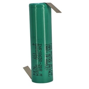 SAMSUNG 18650-20R Li-ion 3,7V  ipari akku 2000 mAh 22A "Z" forrfüllel