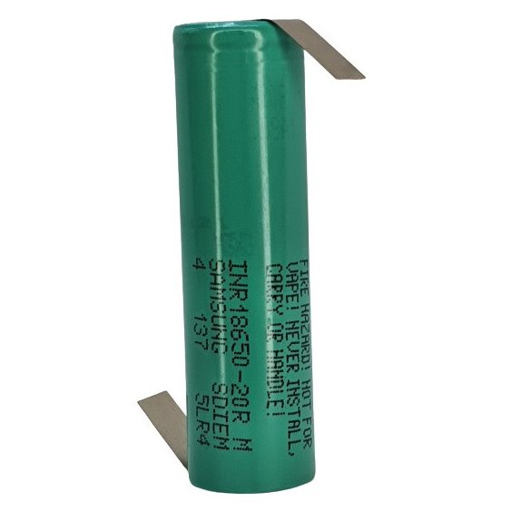 SAMSUNG 18650-20R Li-ion 3,7V  ipari akku 2000 mAh 22A "Z" forrfüllel