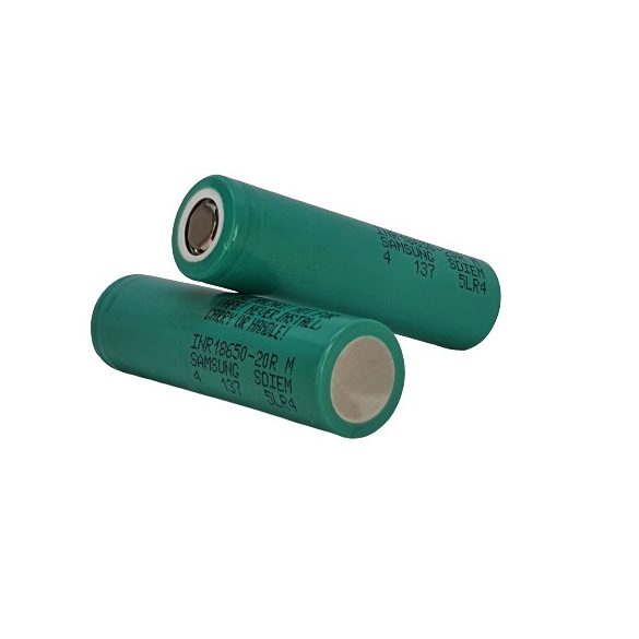 SAMSUNG 18650-20R Li-ion 3,7V  ipari akku 2000 mAh 22A