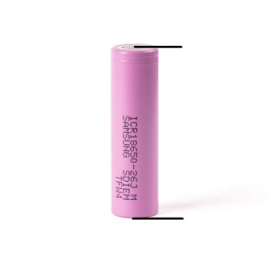 SAMSUNG ICR18650-26J Li-ion 3,7V ipari akku 2600 mAh "U" forrfüllel