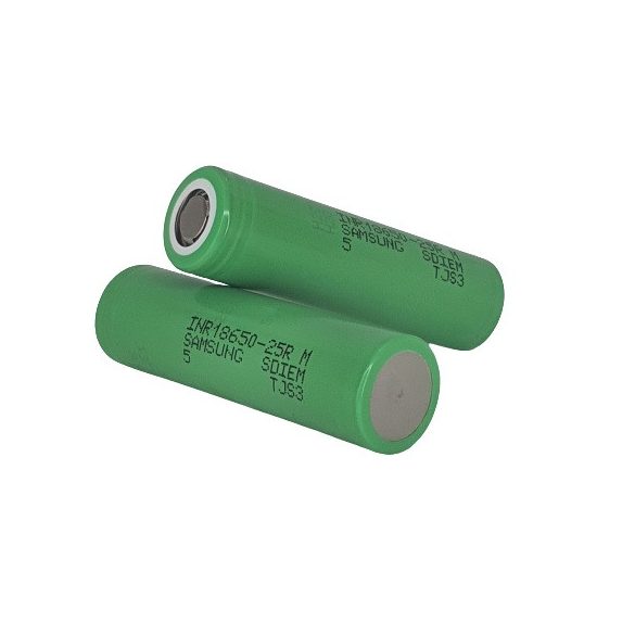 SAMSUNG INR18650-25R Li-ion 3,7V  ipari akku 2500 mAh 20A