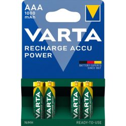   VARTA  NI-Mh akku Ready2Use mikró AAA (HR03) 1000 mAh bl4 (Power) 5703