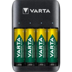 VARTA QUATRO USB 4 csatornás Ni-Mh töltő 57652 AA és AAA-hoz +4DB 2100 mAh