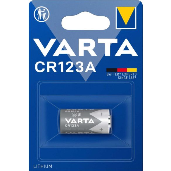 Varta CR123 lithium elem 3V-os bl/1 6205